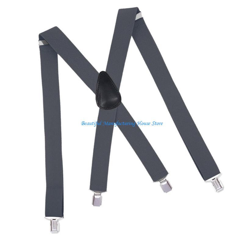 Men'S Formal Wear With Suspenders - E56A 프리미엄 남성용 멜빵 신축성 멜빵