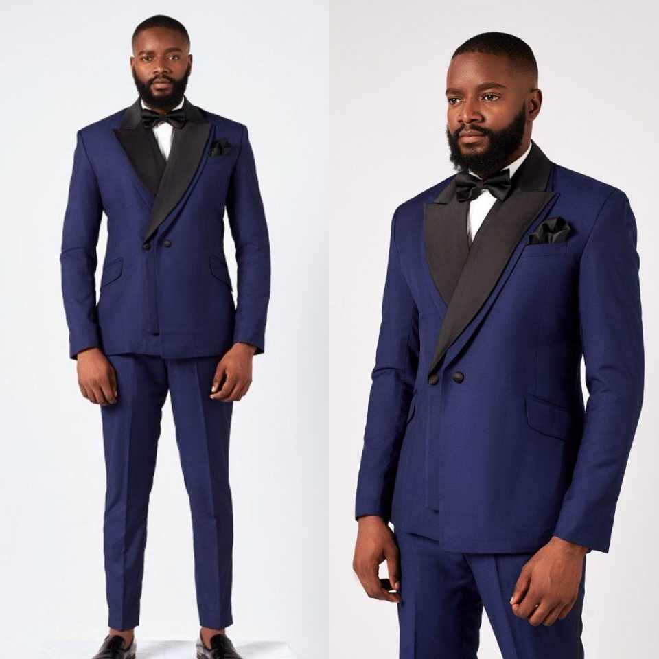 Men Formal Wear Modern - 포멀 웨딩 턱시도 피크드 라펠 더블