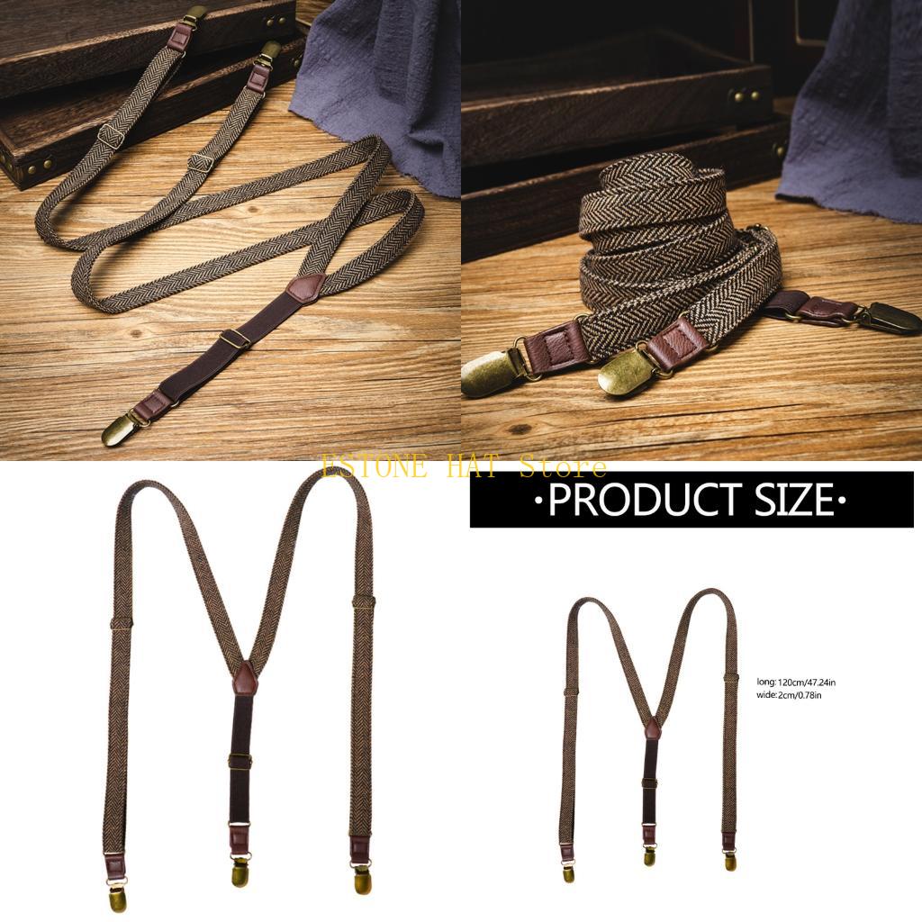 Men'S Formal Wear With Suspenders - 49MF 남성용 신축성 있는 멜빵 3
