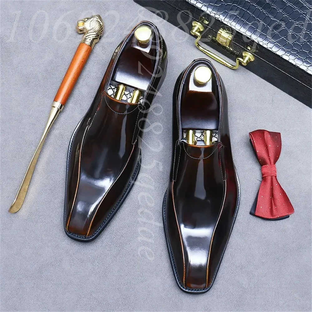 남성 수제 빈티지 레이스업 옥스퍼드화, 레트로 비즈니스 - Formal Men Daily Wear Footwear 리뷰 및 가격
