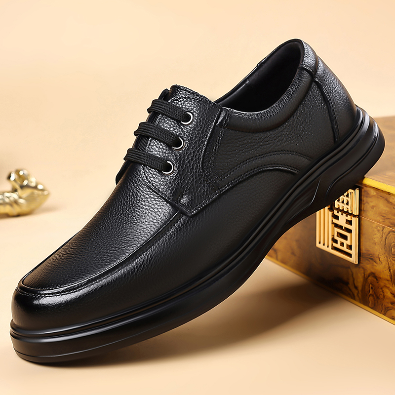 남성 가죽 레이스업 옥스퍼드 슈즈 논슬립 솔 비즈니스  - Formal Men Daily Wear Footwear 리뷰 및 가격