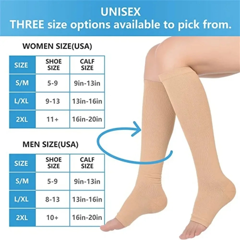 발가락 부분이 없는 압박 스타킹, 의료용, S-XXL  - Sock Garter Men 리뷰 및 가격