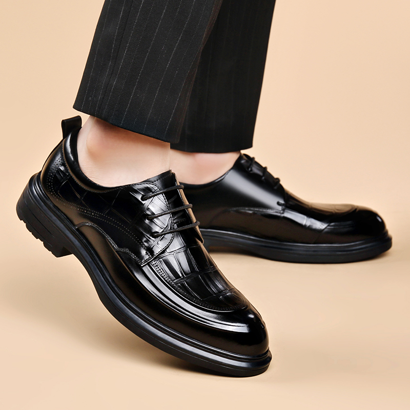 고급 남성용 비즈니스 정장용 가죽 구두, 우아한 디자인 - Formal Men Daily Wear Footwear 리뷰 및 가격