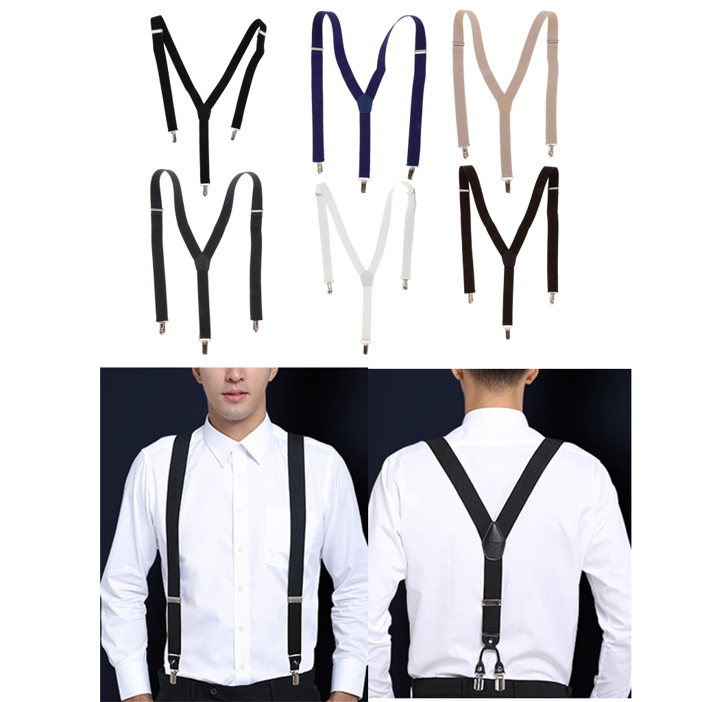 남성용 서스펜더 정장용 탄성 조절형 브레이스 Y-백 3 - Men'S Formal Wear With Suspenders 리뷰 및 가격
